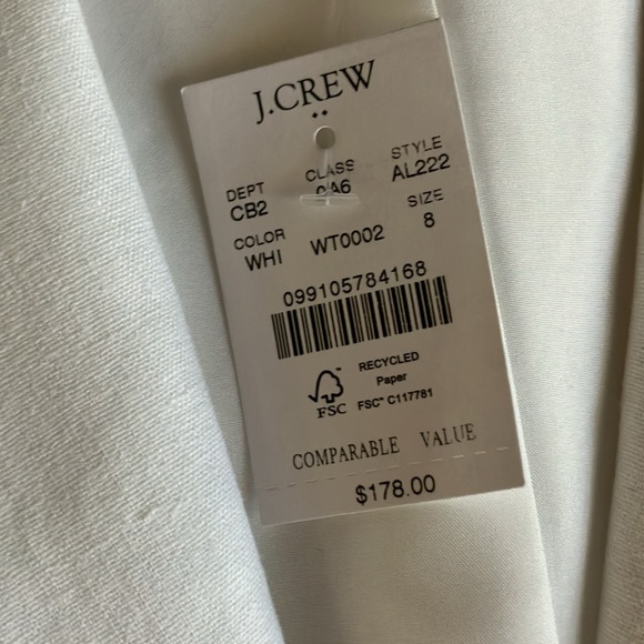 NWT J. Crew linen blazer size 8 - Picture 2 of 8